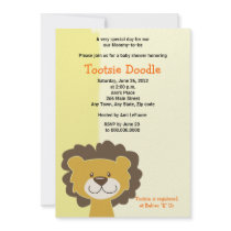 Invitación linda de la fiesta de bienvenida al beb invitaciones