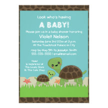 Invitación linda de la fiesta de bienvenida al beb