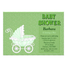 Invitación linda de la fiesta de bienvenida al beb