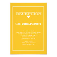 Invitación linda de la recepción nupcial del amari