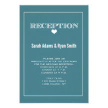 Invitación linda de la recepción nupcial del trull