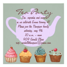 Invitación linda del cumpleaños de la fiesta del t
