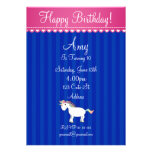Invitación linda del cumpleaños del unicornio