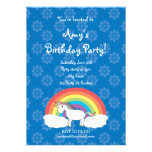 Invitación linda del cumpleaños del unicornio