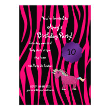 Invitación linda del cumpleaños del unicornio
