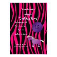 Invitación linda del cumpleaños del unicornio