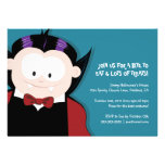 Invitación linda del fiesta de los niños del vampi invitaciones