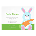 Invitación linda del fiesta de Pascua del conejito