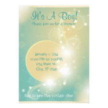 Invitación mágica de la fiesta de bienvenida al be