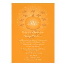 Invitación mágica del boda del monograma de la cal