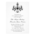 Invitación magnífica 2 (blanco) del boda del salón