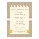 invitación marrón de la fiesta de bienvenida al be invitaciones