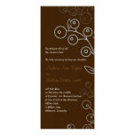 invitación marrón que se casa 4 x 9