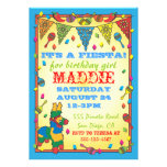 Invitación mexicana de la fiesta de cumpleaños del
