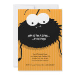 Invitación mimosa linda del partido de Halloween d invitaciones