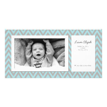 Invitación moderna adaptable del nacimiento de la  tarjetas fotograficas personalizadas
