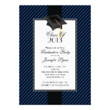 Invitación moderna de la fiesta de graduación de l