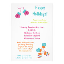invitación moderna de la fiesta de Navidad de la m