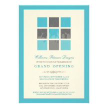 Invitación moderna de la gran inauguración de los 