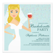 Invitación moderna del fiesta de Bachelorette del 