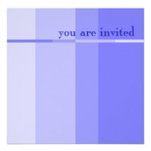 Invitación moderna del fiesta de la progresión azu
