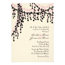Invitación moldeada rosada, negra, poner crema del