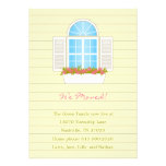 Invitación móvil de la ventana bonita