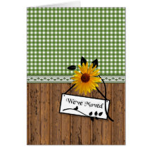 Invitación móvil del país del girasol rústico del  tarjeta