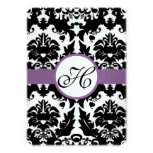 Invitación negra del boda del ajuste de la uva del