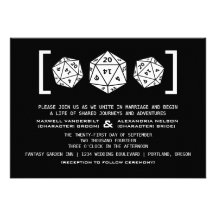 Invitación negra del boda del videojugador de los 
