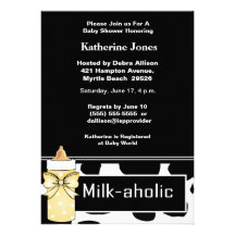 Invitación neutral de la ducha del bebé de Milkaho