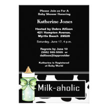 Invitación neutral de la ducha del bebé de Milkaho