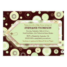 Invitación neutral de la fiesta de bienvenida al b