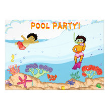invitación ningunos de la fiesta en la piscina 2