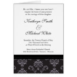 Invitación Notecard el | E1 del boda Felicitación