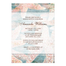 Invitación nupcial azul de la ducha del trullo rús
