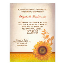 invitación nupcial de encargo de la ducha del gira