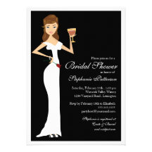 Invitación nupcial de la celebración de la ducha d