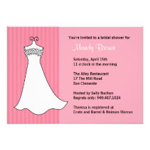 Invitación nupcial de la ducha