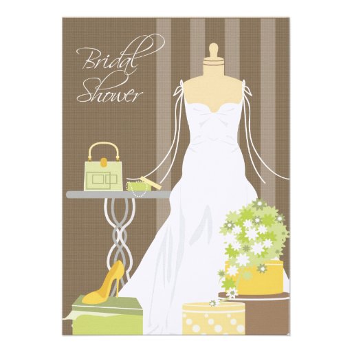 Invitación nupcial de la ducha