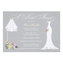 Invitación nupcial de la ducha