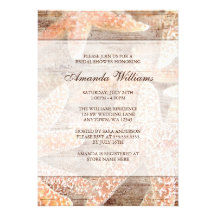 Invitación nupcial de la ducha de Brown de las est