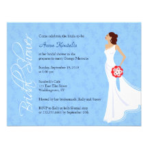Invitación nupcial de la ducha de la elegancia mod