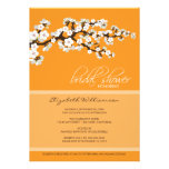 Invitación nupcial de la ducha de la flor de cerez