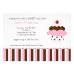 Invitación nupcial de la ducha de la magdalena dul