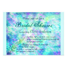 Invitación nupcial de la ducha de la primavera de 