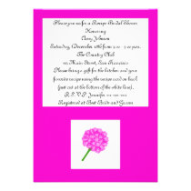 Invitación nupcial de la ducha de la receta de la  invitaciones