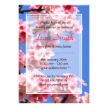 Invitación nupcial de la ducha de las flores de ce