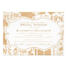 Invitación nupcial de la ducha de los dientes de l