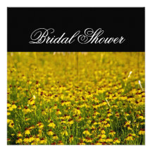Invitación nupcial de la ducha de los Wildflowers 